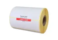 Picture of OEM Self adhesive 100mm*100mm x700 labels /Roll. Core 25.4mm Direct Thermal Labels