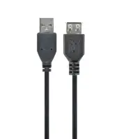 Picture of Gembird USB 2.0 extension cable, 0.75 m, black   CC-USB2-AMAF-75CM/300-BK