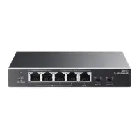 Picture of TP-Link TL-SG1005P-PD 5-Port Gigabit Desktop PoE+  Switch with 1-Port PoE In and 4-Port PoE+Out