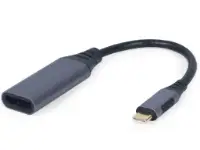 Picture of Gembird USB Type-C to Display Port male adapter cable 1.8m space gray CC-USB3C-DPF-01-6