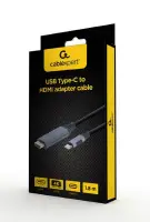 Picture of Gembird USB Type-C to HDMI display adapter cable 1.8m space gray CC-USB3C-HDMI-01-6