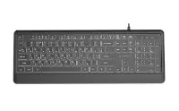 Picture of Gembird  Slim wired backlight keyboard, black,US  Layout  KB-UML-04
