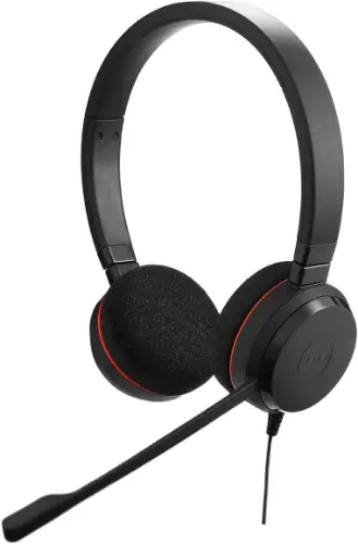Picture of Jabra Evolve 20 UC Stereo On-Ear Headset Black