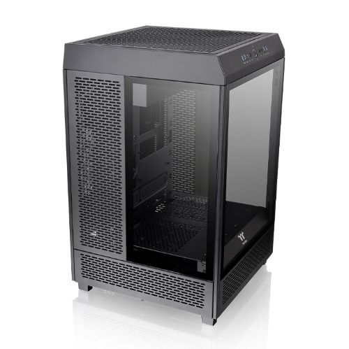 Picture of Thermaltake The Tower 500 SPCC Tempered Glass & 3x120mm Fans Black PC Case CA-1X1-00M1WN-00