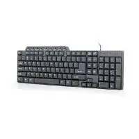 Picture of Gembird Compact multimedia keyboard US Layout USB Black KB-UM-104
