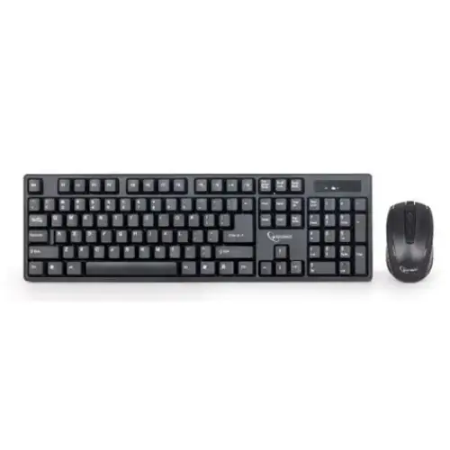 Picture of Gembird  Slim Pro Business wireless desktop set Black,US Layout KBS-WPS-01