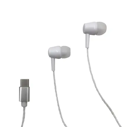 Picture of Mediatech Magicsound USB-C MT3600W White - Compatible with Analog Audio Cellphones Type C