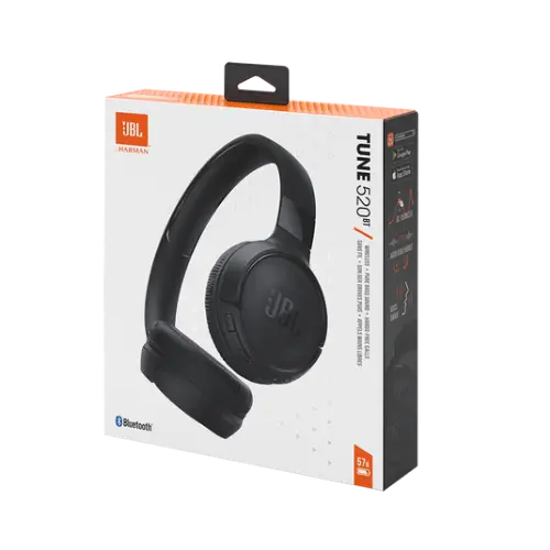 Picture of JBL Headphones JBLT520BTBLKEU Black