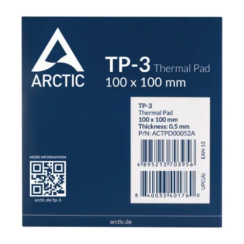 Picture of ARCTIC TP-3 100 × 100 mm thermal pad  ACTPD00054A