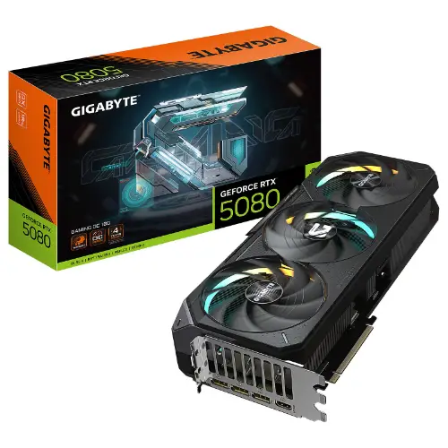 Picture of Gigabyte GeForce RTX 5080 Windforce OC SFF 16GB DDR7 Graphics Card GV-N5080WF3OC-16GD