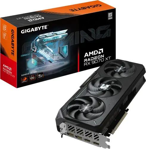 Picture of Gigabyte Radeon RX 9070 XT GAMING OC 16G Graphics Card – GV-R9070XTGAMING OC-16GD