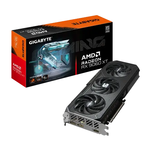Picture of Gigabyte Radeon RX 9060 XT GAMING OC 8GB GV-R9060XTGAMING OC-8GD.