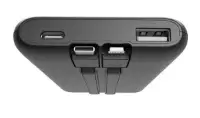 Picture of Gembird 20W Fast Charging Power Bank PB10-PD20-LCD-01 10000mAh Integrated Cables Black