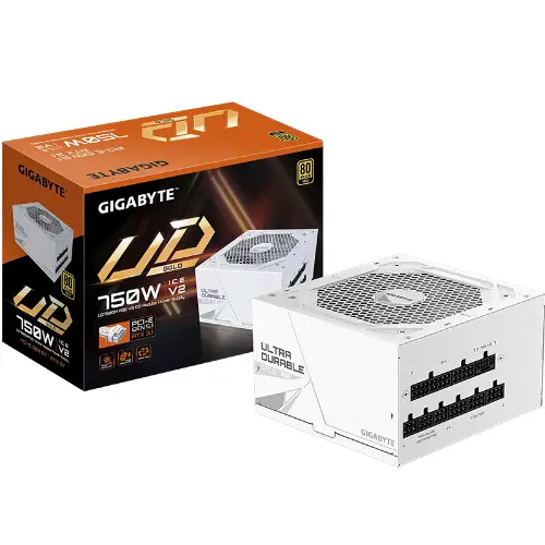 Picture of Gigabyte PSU 750W 80 Plus Gold UD750GM PG5 ICE Fully Modular Power Supply
