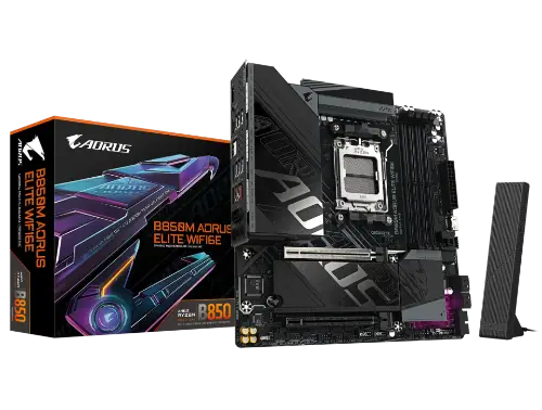 Picture of Gigabyte B850M AORUS ELITE WIFI6E 1.1 9MB85ME6-00-G11