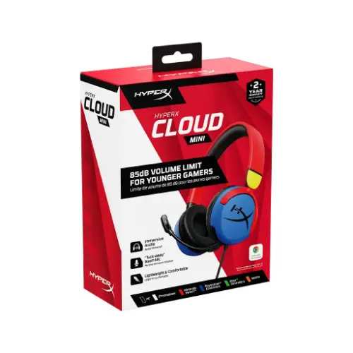 Picture of HyperX Headset Cloud Mini Wired Blue/Red 7G8F3AA