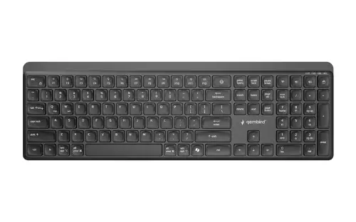 Picture of Gembird Dual-Mode Pro-Business Slim Wireless Keyboard, 2.4G+BT, US Layout